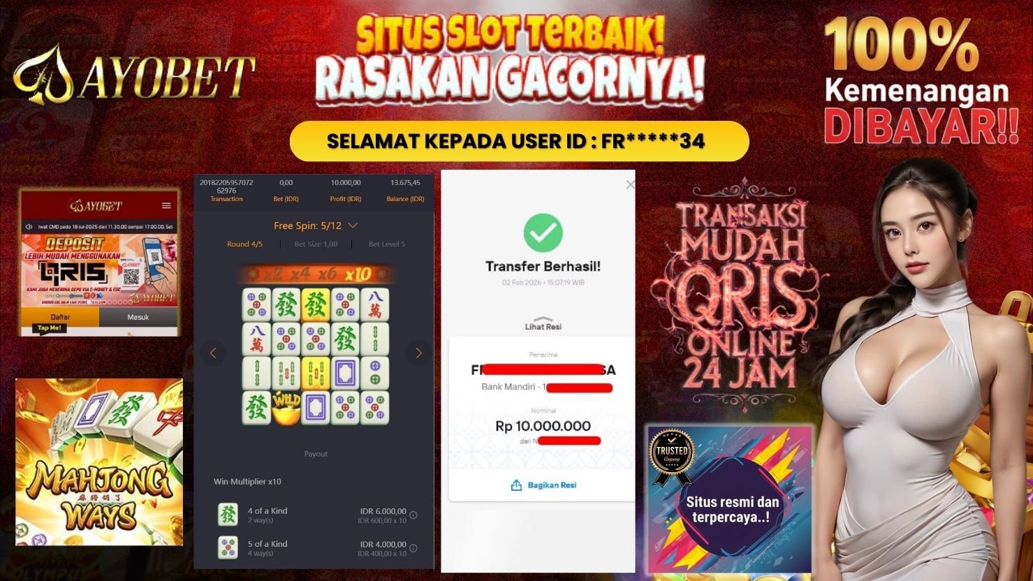 AYOBET JACKPOT SLOT MAHJONG WAYS